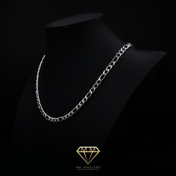 5MM FIGRO Necklace in White Gold