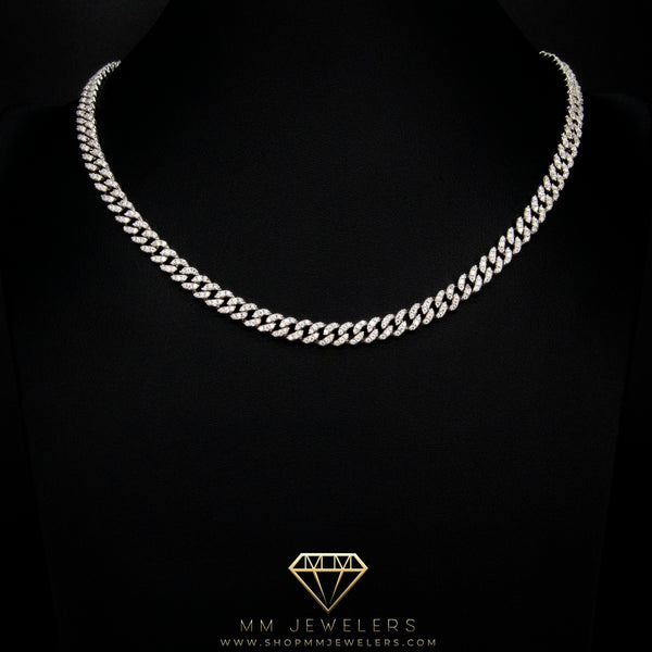 VVS 6mm Prong Link Necklace